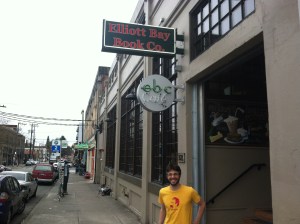 At The Elliott Bay Book Company in Seattle, an awesome venue with equally awesome staff! Far off my beaten path, but makes me wish I lived in Seattle...